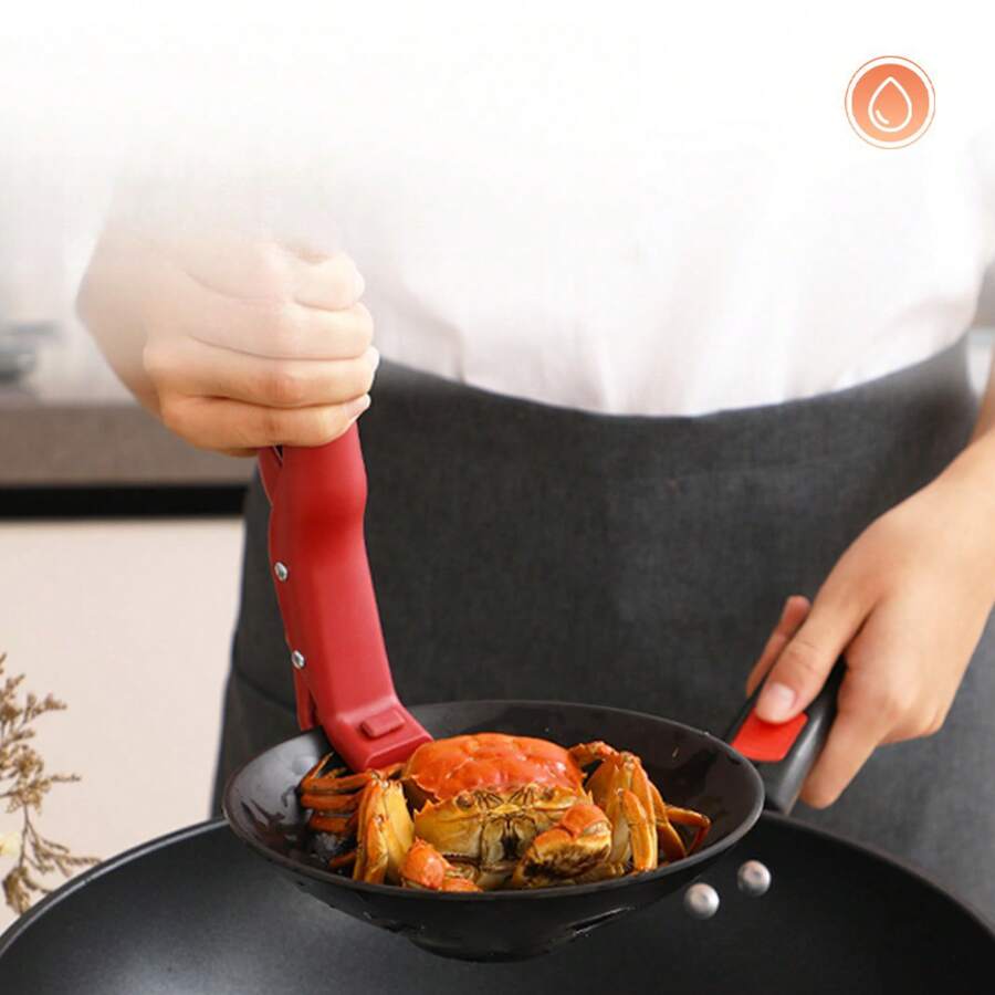 Anti-Scalding Bowl Clip Kitchen Bowl Plate Plate Bowl Clip Anti-Slip Silicone Clip Household Steamer Anti-Scalding Clip Art