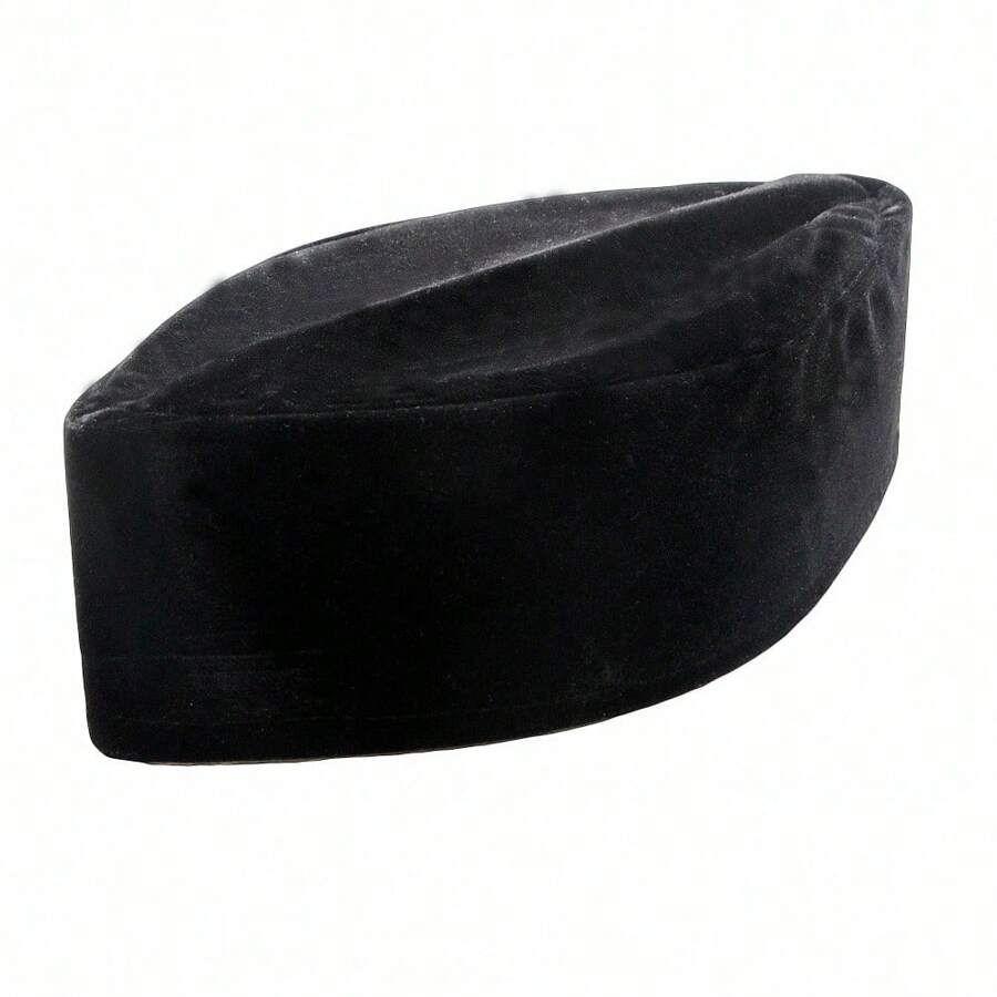 1pc Men's Southeast Asia Style Plush Sailor Cap