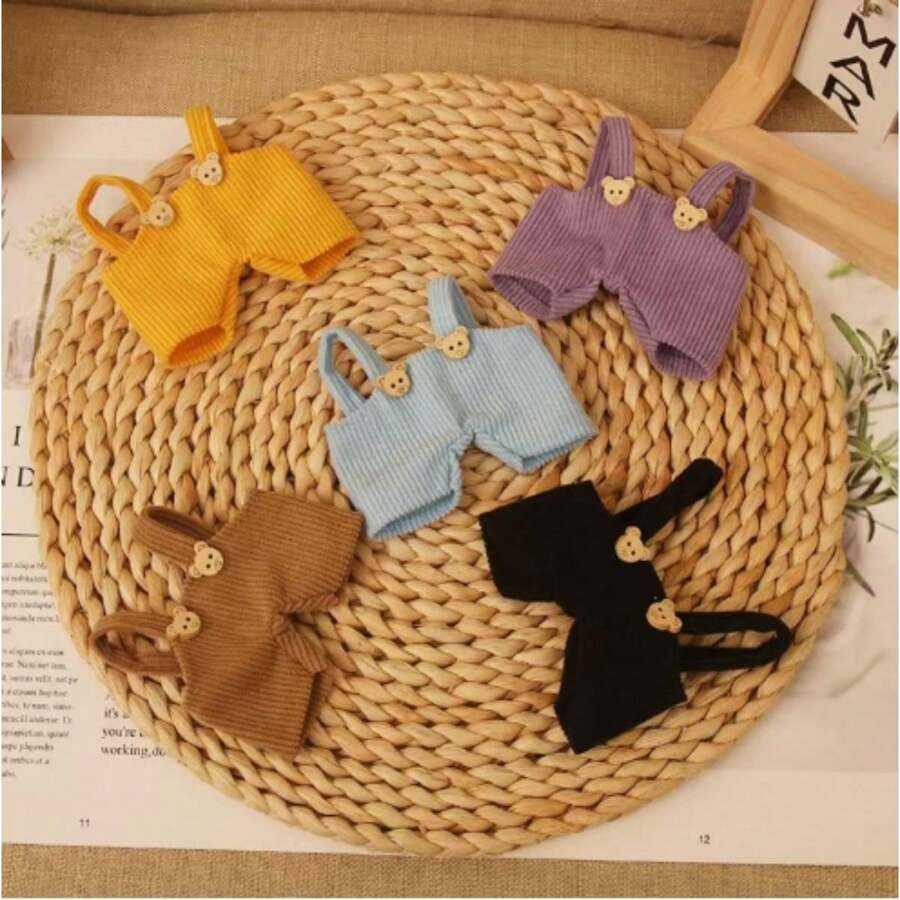 Premium Handmade Clothes For Labu Dolls | Adjustable Kawaii Outfits For Collectibles | Stylish Fashion For Holidays(No Doll)
