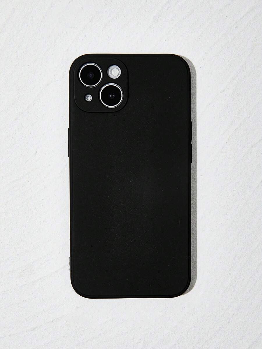 1 pieza Funda de teléfono gruesa y antideslizante en color negro mate compatible con iPhone 16/11/16Pro/16Plus/16ProMax/16e/15ProMax/13/14/12/XS/XR/7G/8P, Galaxy S25/S25Plus/S25 Ultra/A16/A36/A26/A56/A50/A12/A32/A52/A72/A51/A21S/A13/A14/S24/S24Plus/S24Ultra,S22/A52/A53/A54/A55 S23, 11/12Pro/12/12X/13Pro/14Pro/15Pro, Redmi 10/9/Note9/12c/Note11Pro/Note8Pro