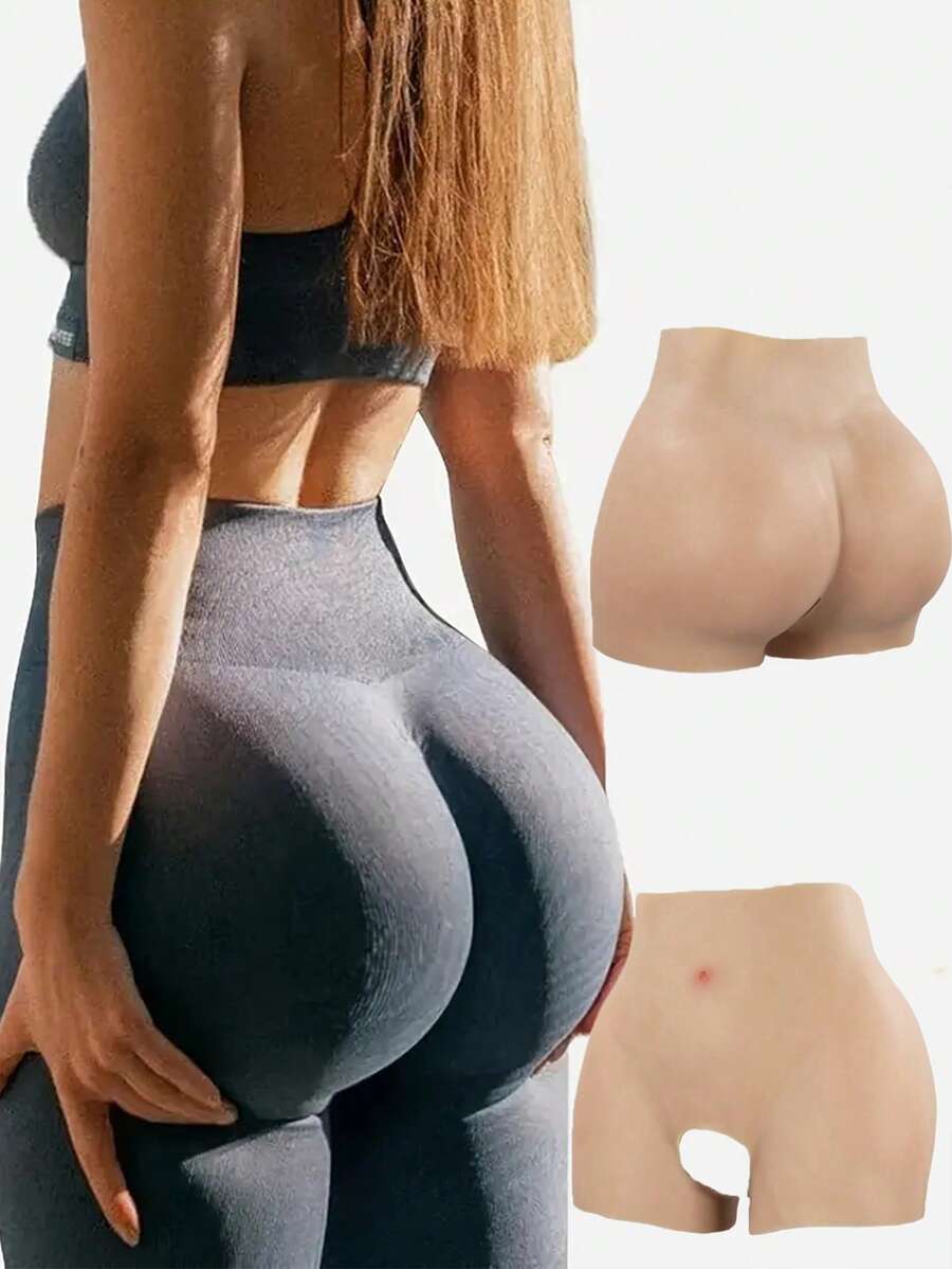 1 pieza Bragas realzadoras de glúteos de silicona sin costuras - Elevación instantánea, adelgazamiento de cintura, moldeador de nalgas y caderas para mujeres - Cómodo, acolchado, insertos de silicona