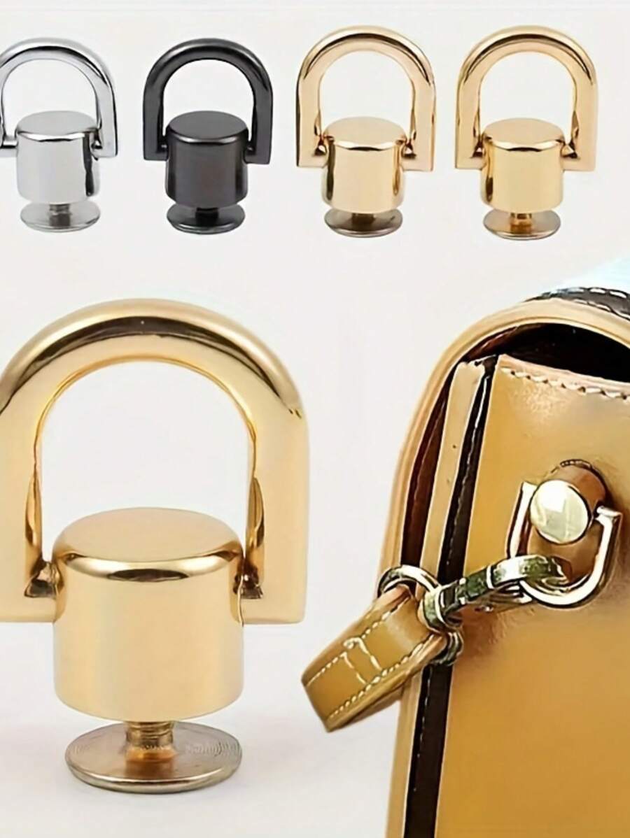 2 Pieces Bag Strap Connection Buckle Metal Keychain Bag Pull TAB Buckle Bag Modification Accessory Hardware Accessory Suitable For Bags And Phone Cases Screw Accessory Back To School Supplies