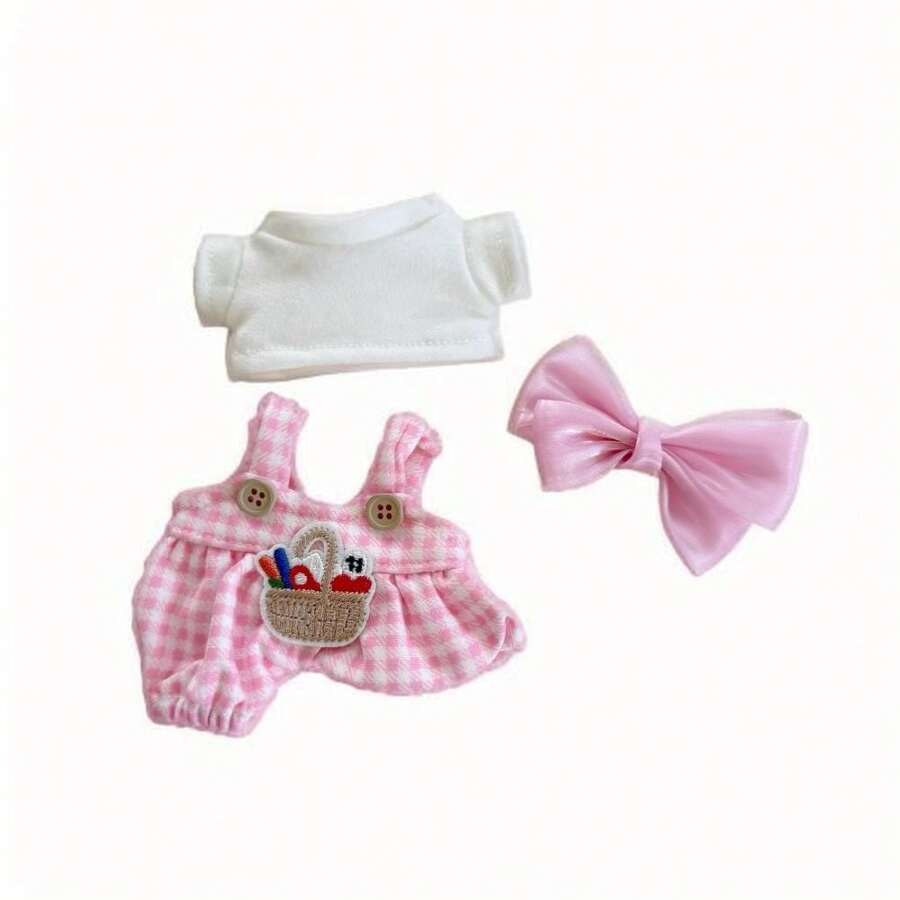 Ropa y accesorios específicamente para muñecas de 17 cm, incluyendo atuendos, conjuntos y accesorios, de estilo casual y versátil