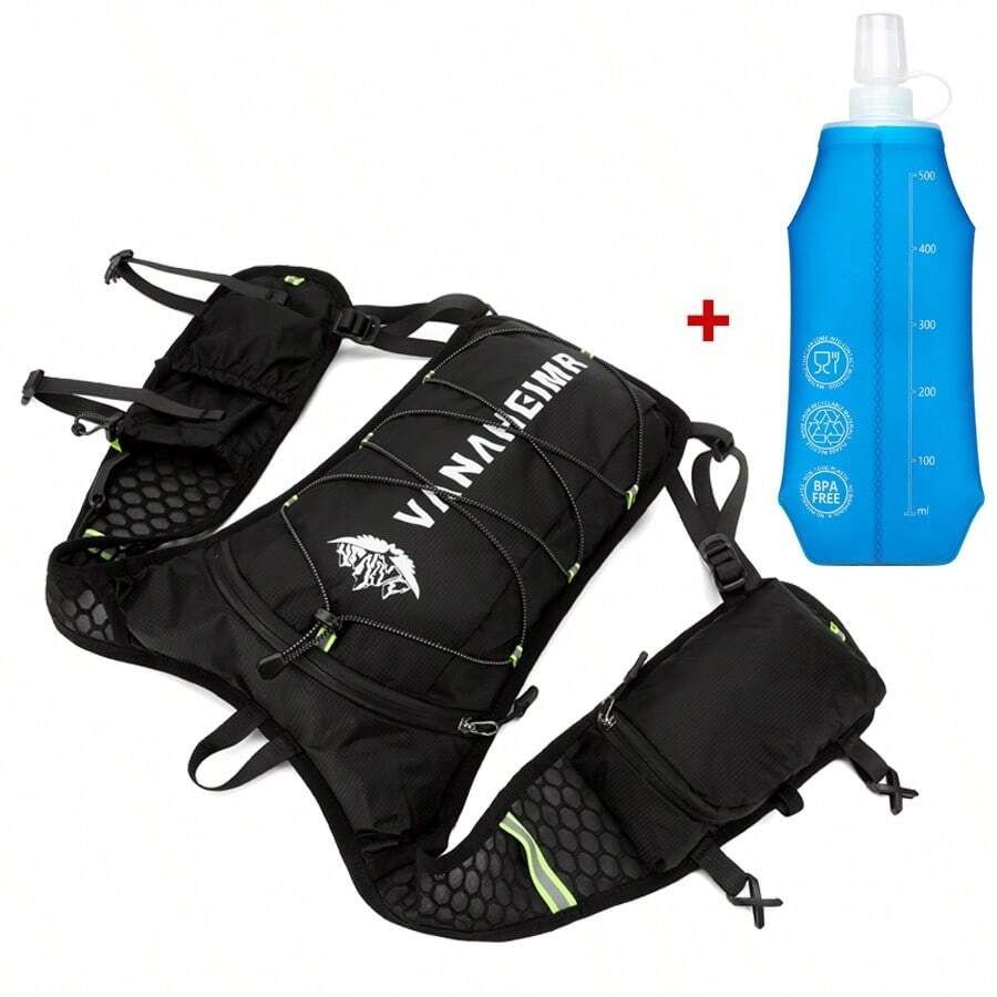 Running Vest Backpack Phone Holder , Reflective Vest For Men And Women,Lightweight Running Hydration Vest Phone Pouch, Durable Running Cycling Camel Hydration Backpack(Without Bladder)
