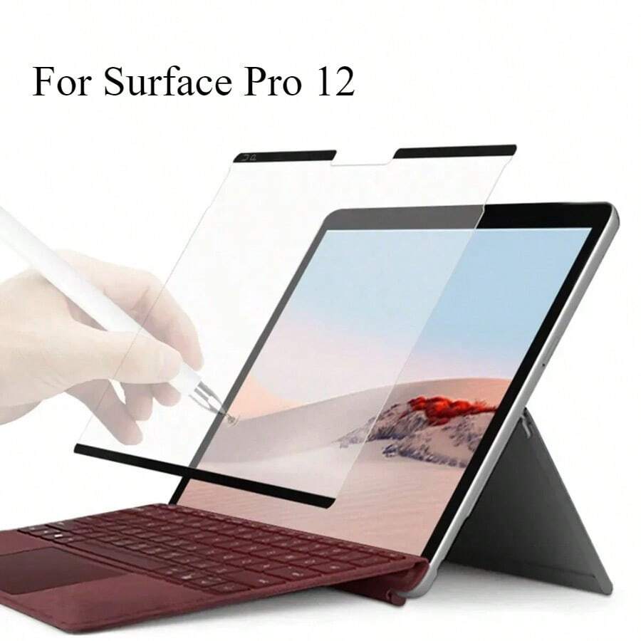 Feel Paper Matte Screen Protector For Microsoft Surface Pro 12 Write Feel-Paper Screen Films Magnetic Detachable Paper Film Soft PE Protectors