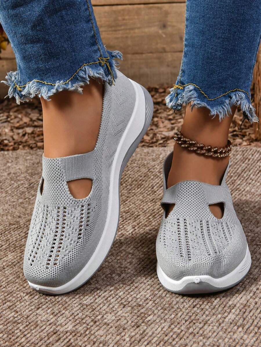 Women's Breathable Casual Commuter Shoes, 2025 New Arrivals, Lightweight Soft Thick Sole Casual Shoes For Women, All Season