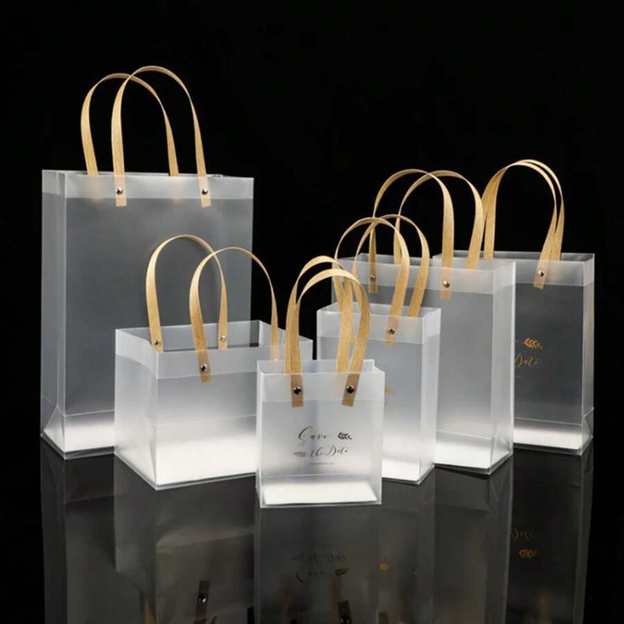 Frosted Tote Bag PVC Waterproof Transparent - Companion Gift Candy Bag