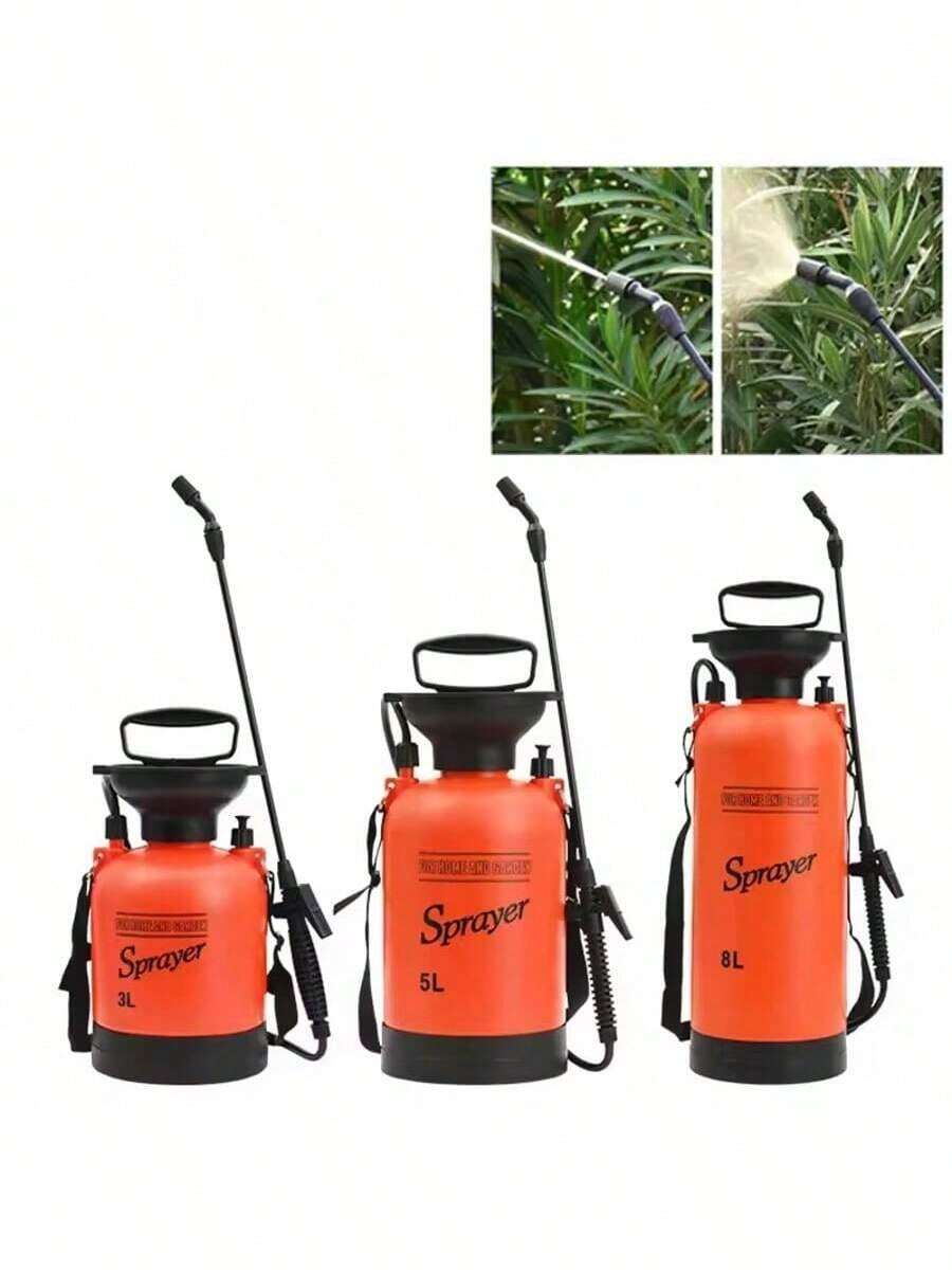 3L/5L/8L Hand Pressure Sprayer Home Garden Lawn Disinfection Cleaning Watering Can Gardening Irrigation Bottle Tools