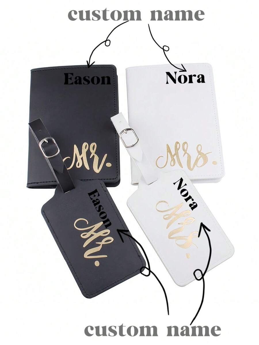 Personalised Passport Cover, Passport Holder And Luggage Tag Set, 1st Passport Cover, Holiday Gift, Travel Gift