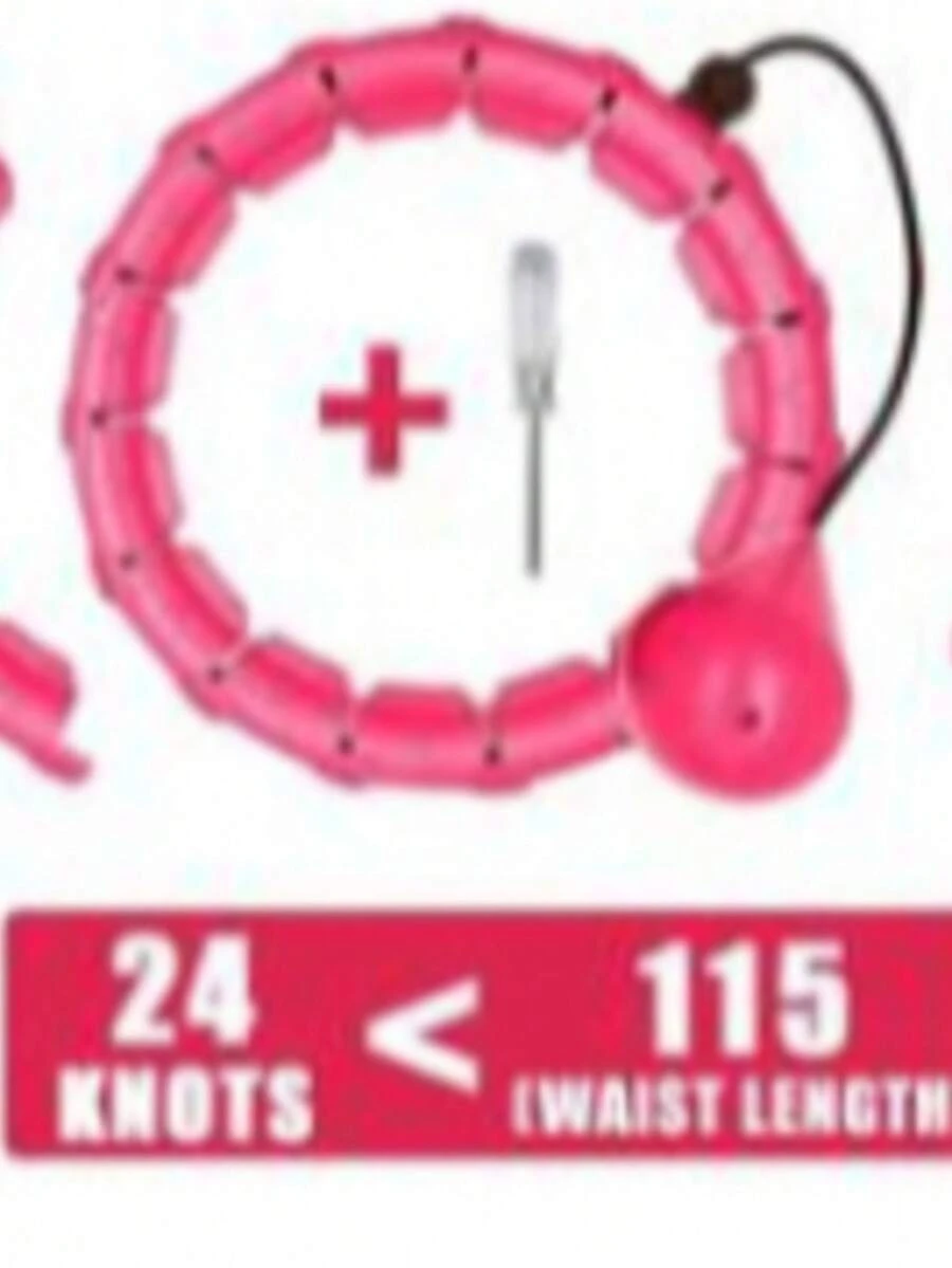Gewichteter Fitnessreifen für Erwachsene, abnehmbare Knoten, Bauch, Gewichtsverlust, 2-in-1, Bauch-Fitness, Gewichtsverlust-Massage