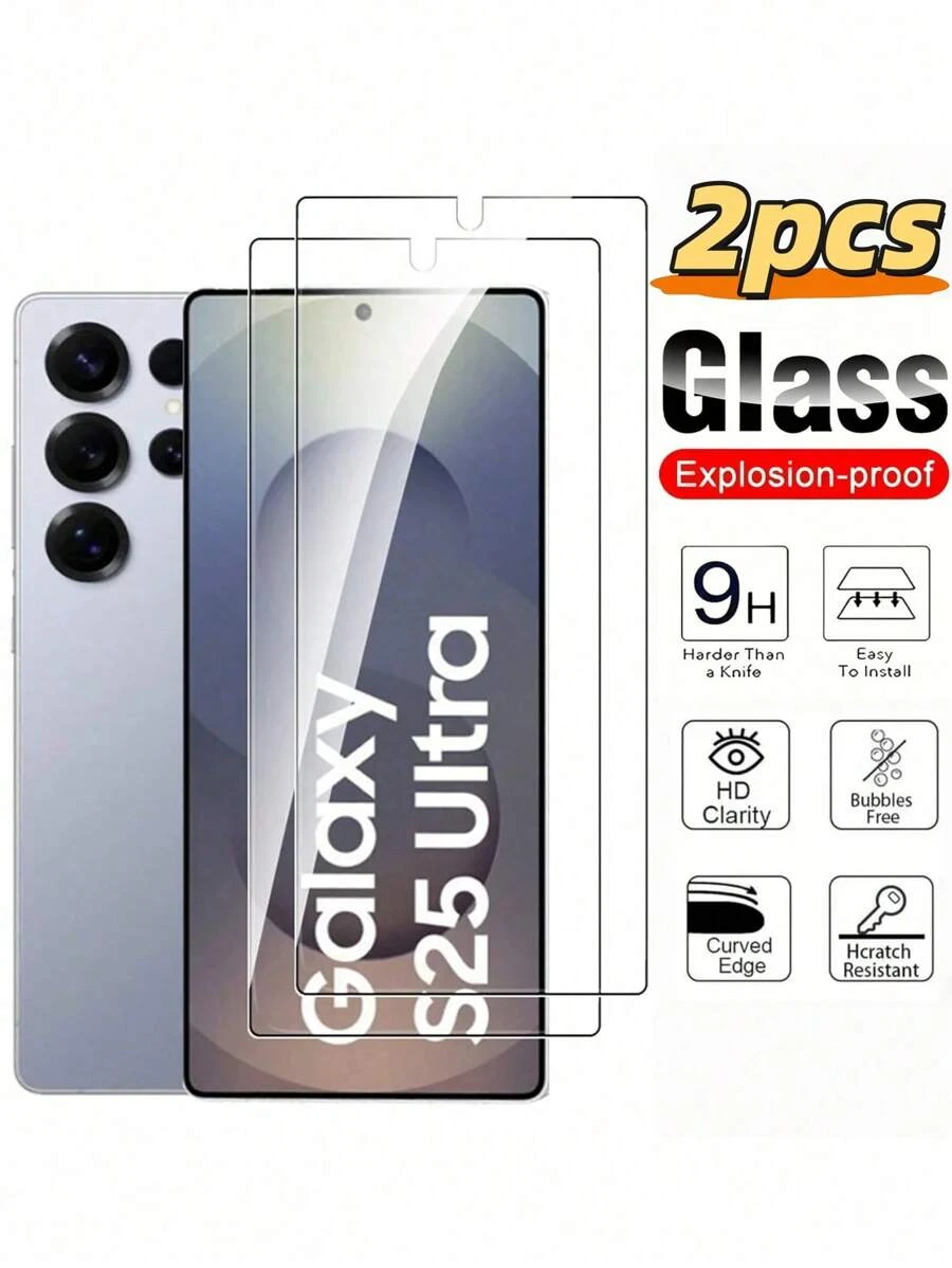 2 Peças de Película para Celular Adequada para Galaxy A15/A36/A15/A54/A16/A13/A50/A32/A22/A52/A53 e outros Compatíveis com Filme Protetor de Tela de Vidro de Telefone , Enviando Presentes, Amigos, Família, Pais, Namoradas, Namorados, Presentes de Aniversário