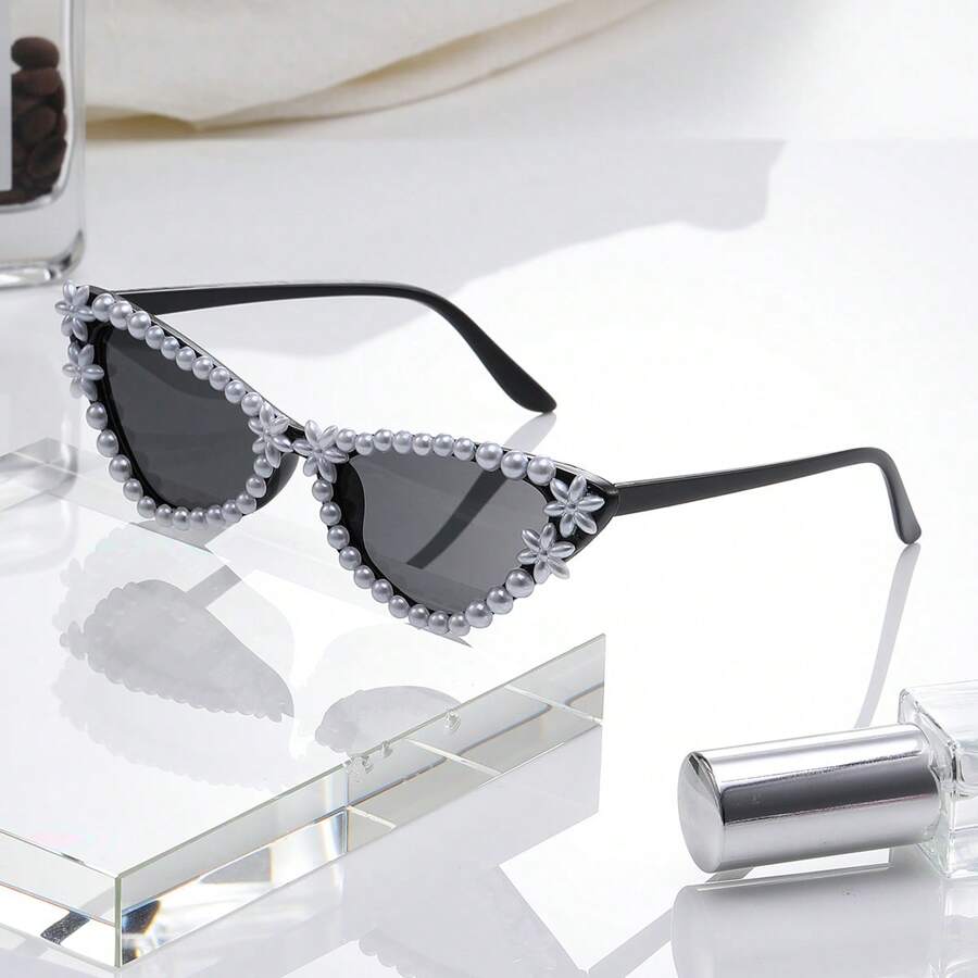1 Paar Metall-Rundbrille mit Holzbeinimitat, Mode Sonnenbrillen für Herren und Damen