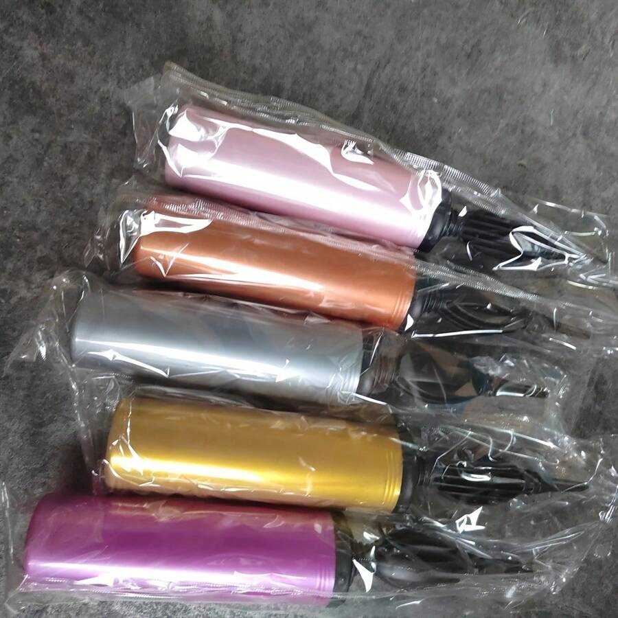 1 Piece Random Color Metal Balloon Pump Inflator Tube - Suitable For Latex And Foil Balloons, Party Decoration Accessory.