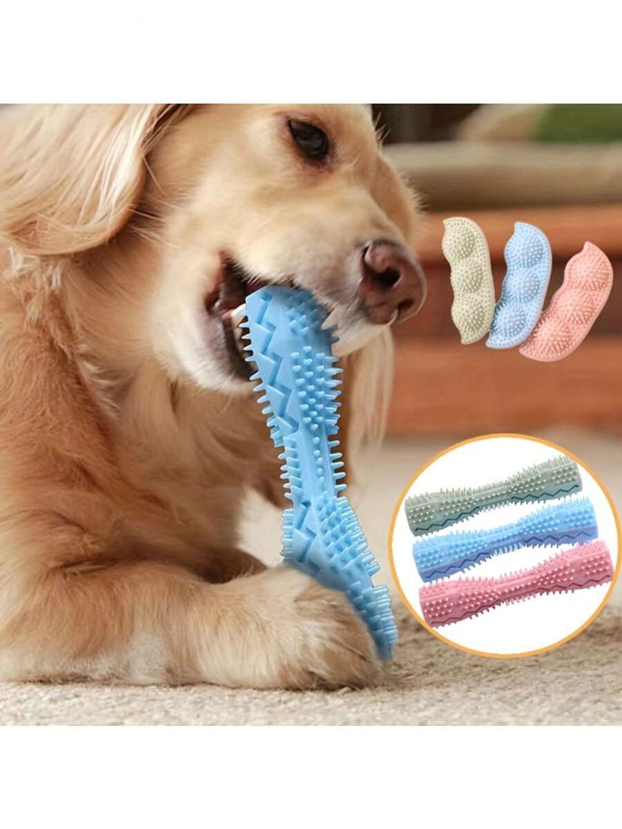 Palito masticable rayado para perros: juguete cepillador para la limpieza y el masaje dental, para la salud dental en todas las razas