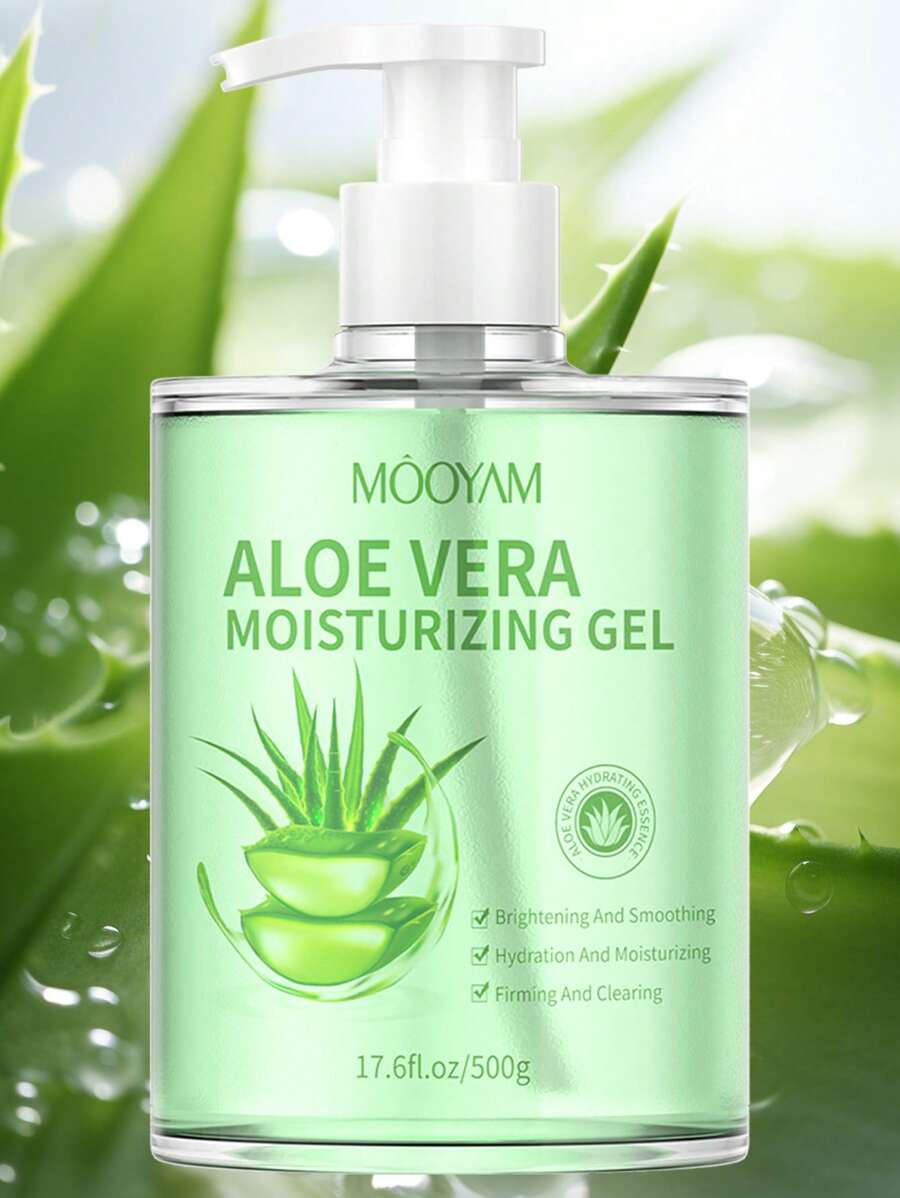 500g Crema reparadora para después del sol, con gel de Aloe vera, para cicatrices de acné, hidratación profunda, calma la piel, reduce los poros, ligera y no pegajosa, de rápida absorción para rostro y Body, potente hidratante