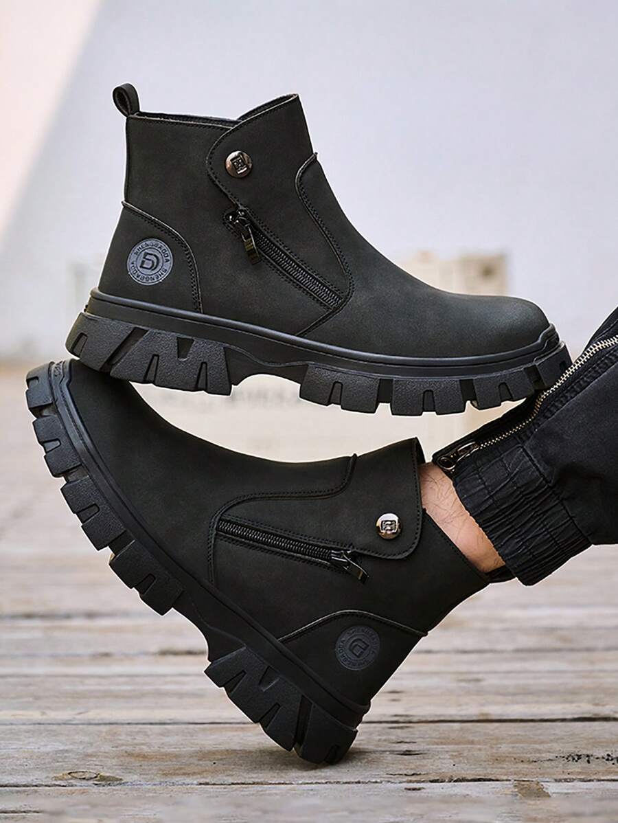 Schwarze Stahl-Kappe Sicherheitsschuhe für Herren aus Microfaser Leder, rutschfest, leicht, Arbeitsschuhe für Mechaniker, wasserdicht, Sicherheitstrainer, Herstellung, Lagerhallen, bequem, Fabrik, Outdoor, Stahl-Kappe Arbeitsschuhe, Industrie, Kletterschuhe, Automobilmechaniker, Geschenk zum Vatertag