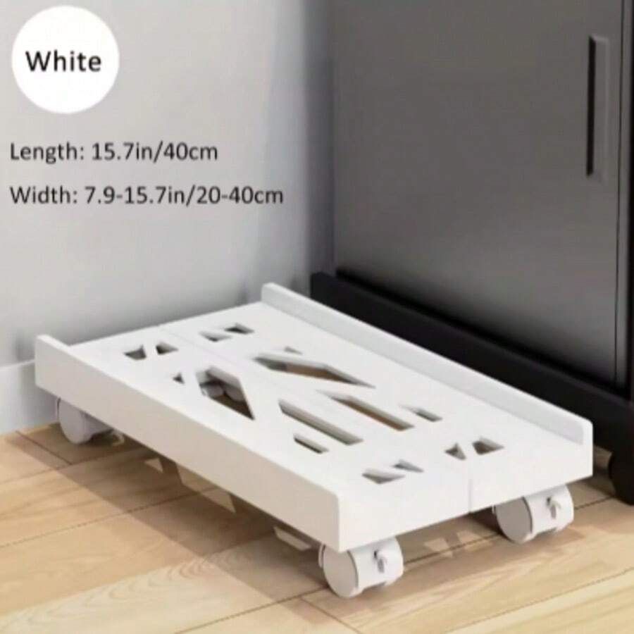 Supporto per CPU mobile regolabile, supporto per torre computer ventilato, supporto per torre PC con 4 ruote girevoli, adatto alla maggior parte dei PC, supporto sotto la scrivania