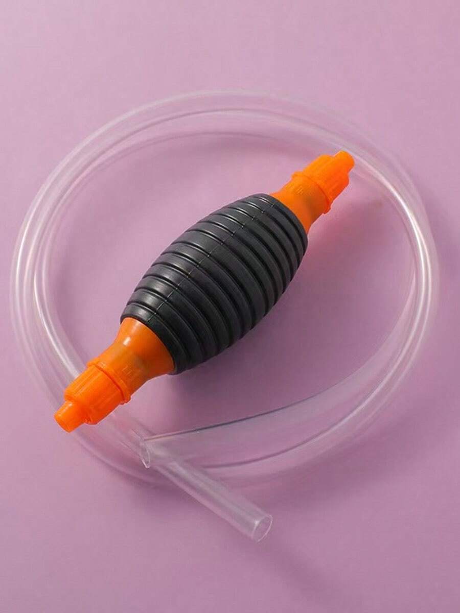 1 pièce Pompe de transfert d'huile manuelle pour voiture, extracteur d'huile auto avec tuyau d'aspiration extra épais de 1 m, compatible universellement