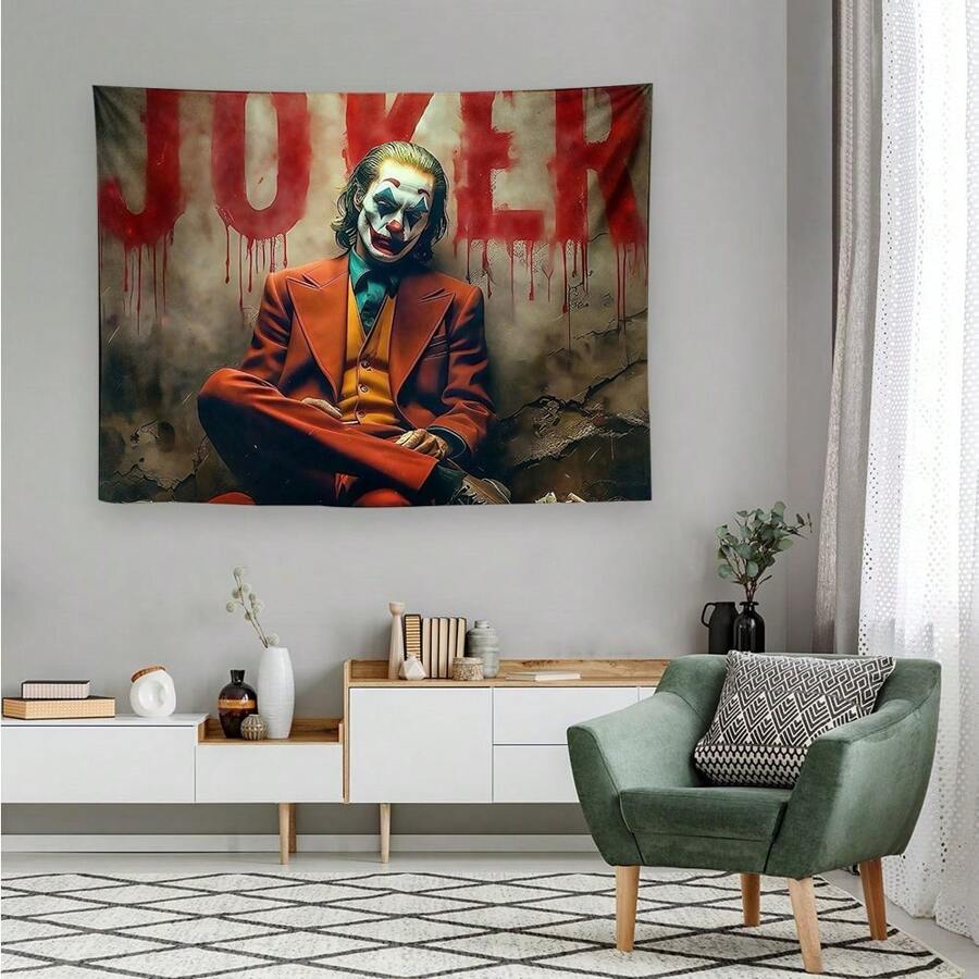 WB 1PC Hot Movie Joker Harley Cartoon Tapestry Wall Decoration Tapestry Bohemian Style Tapestry Mandala Wall Hanging