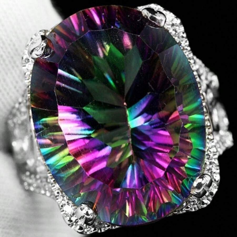 1 pieza Anillo de compromiso de mujer elegante y lujoso, anillo enchapado en plata incrustado con circonita cúbica sintética brillante, accesorio glamoroso para boda y fiesta, regalo de joyería preciosa para el ser amado, regalo festivo