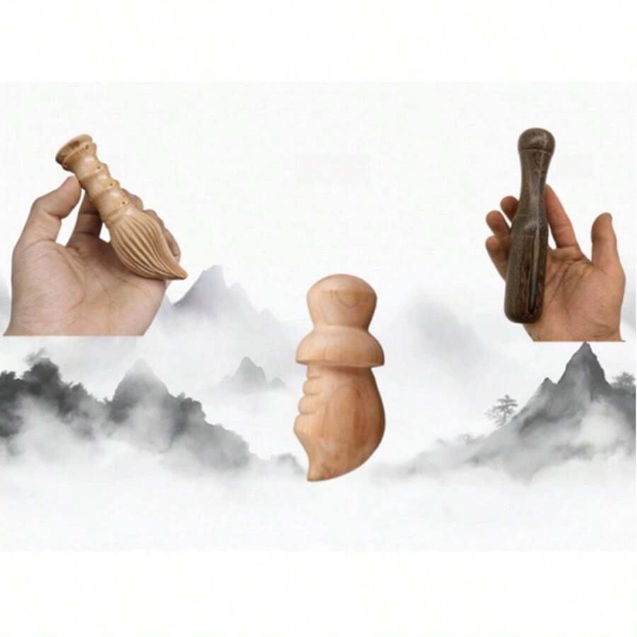 Holz Handpendel, geeignet für Fingerspiele, Massage, Stressabbau und Innenraumdekoration