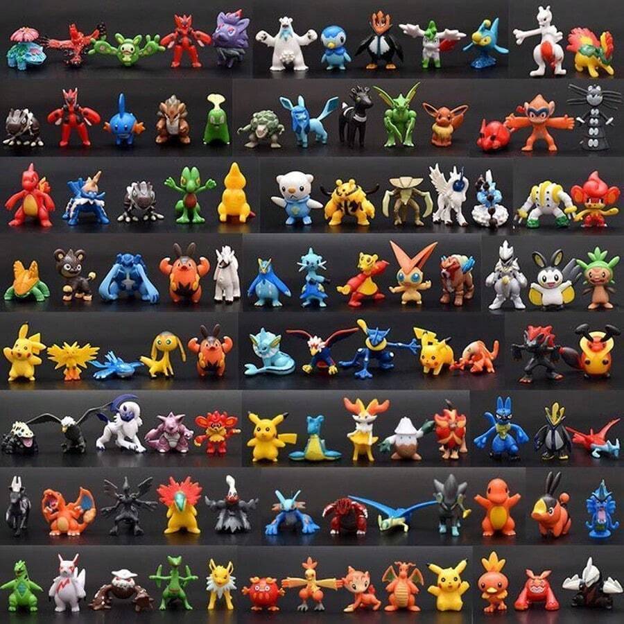 pokemon Pokémon/Pokémon Resin Ornaments, Party Supplies, Birthday Gifts, Suitable For All Occasions, Party Decorations, Comic Fans' First Choice, Background Cloth, Suitable For All Ages, Gifts For The Beginning Of The School Season, Collectible Toys