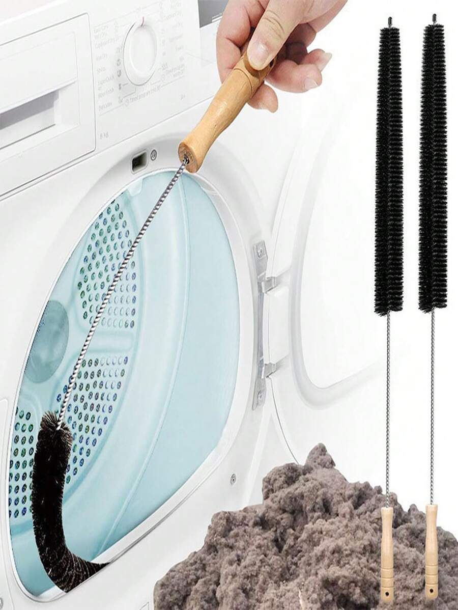 1pc Dryer Vent Cleaner Kit,Washing Machine Drum Cleaning Brush,Lint Brush Vent Cleaner,Dryer Pipe Brush, Inner Wall Gap Brush,Ufor Cleaning Washing Machine, Dryer, Refrigerator Pipes And Furniture Gaps