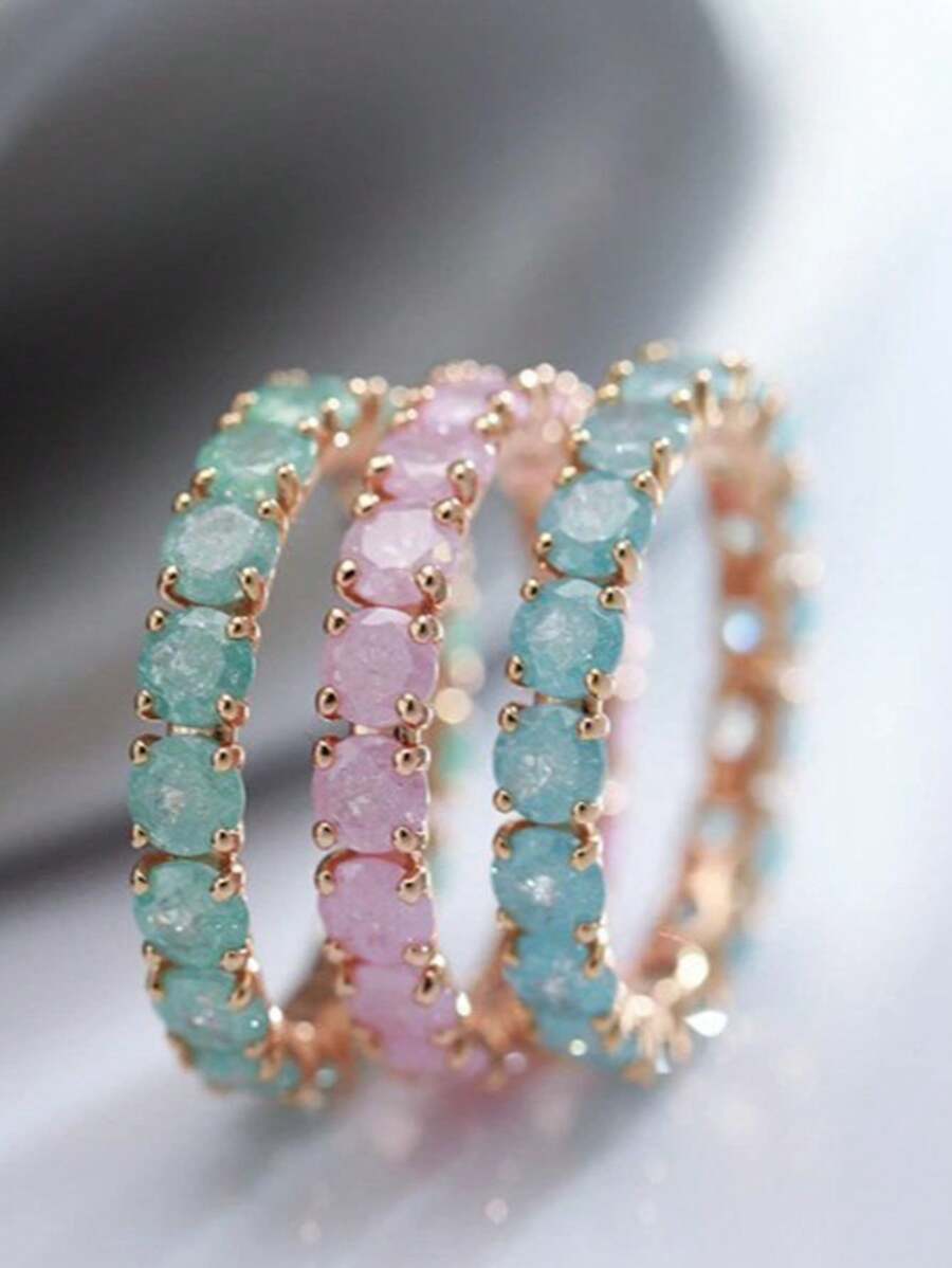 1 pieza Anillo de turquesa de moda retro para mujer, joyas de diseño de nicho de lujo