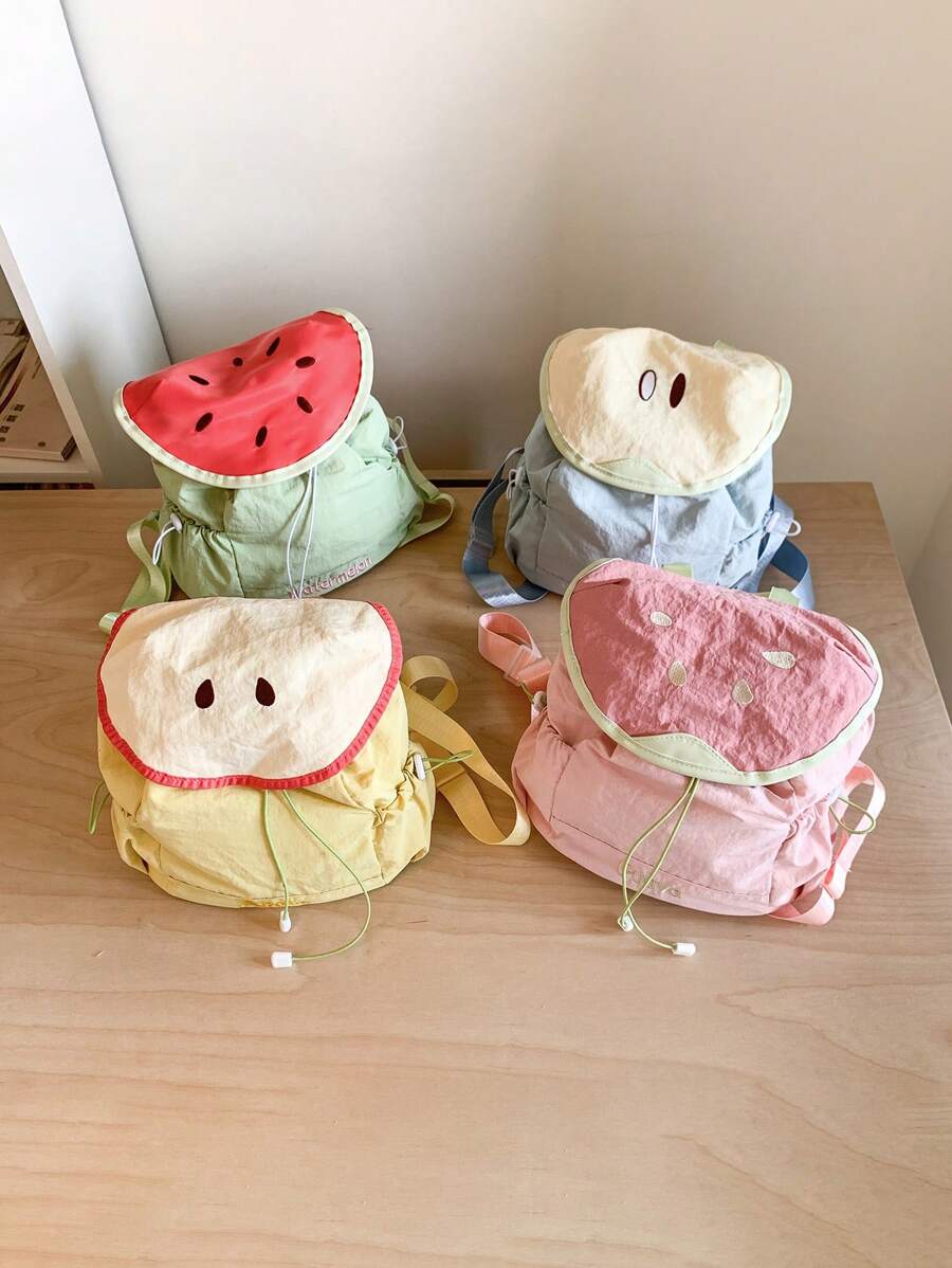 1pc New Cute Girl Niche High-End Nylon, Various Fruit Bags, And Fashionable New Bags, Fresh And Dopamine Color Matching, New Youth Girl Style, Can Be Cross-Body, Shoulder Straps Are Adjustable, Casual And Fashionable, Very Suitable For Taking Out To Play And Can Also Be Given As Gifts To Friends