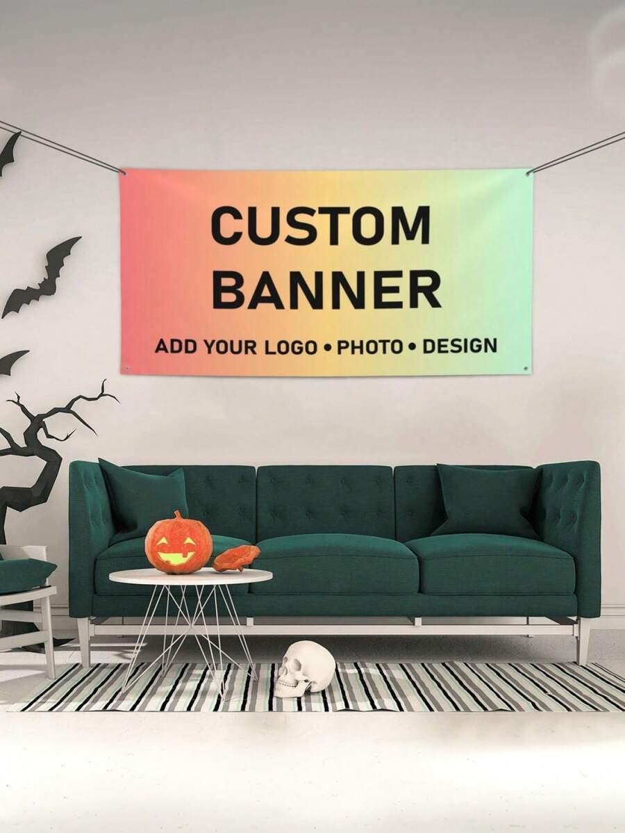 1pc Custom Banner, Multiple Sizes Available, Customizable With Text Or Images, Suitable For Holiday Celebrations, Parties, And Various Occasions Mother's Day Graduation,Multi-Functional,Durable,Ornamental,Reusable,Exquisite,Stylish,High-Quality,Colorful,Modern,Custom,Personalized,Unique,Ideal Gifts For Him,Ideal Gifts For Her,Boyfriend,Dad,Girlfriend,Mom,Family,Friends,Tea Room,Home,Garden,Office,For Anniversaries,For Valentine's Day,For Mother's Day,For Birthdays,For Father's Day,For Graduation,For Weddings,For Housewarming,Home Refresh