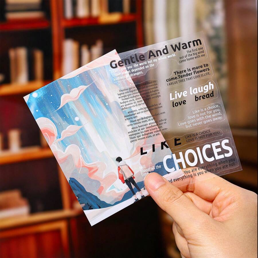 PET Sticker zum Ausschneiden, Dieses Reise Traum Thema mit Traummotiv, DIY dekorative Collagematerialien, Schulmaterial, Schulanfang