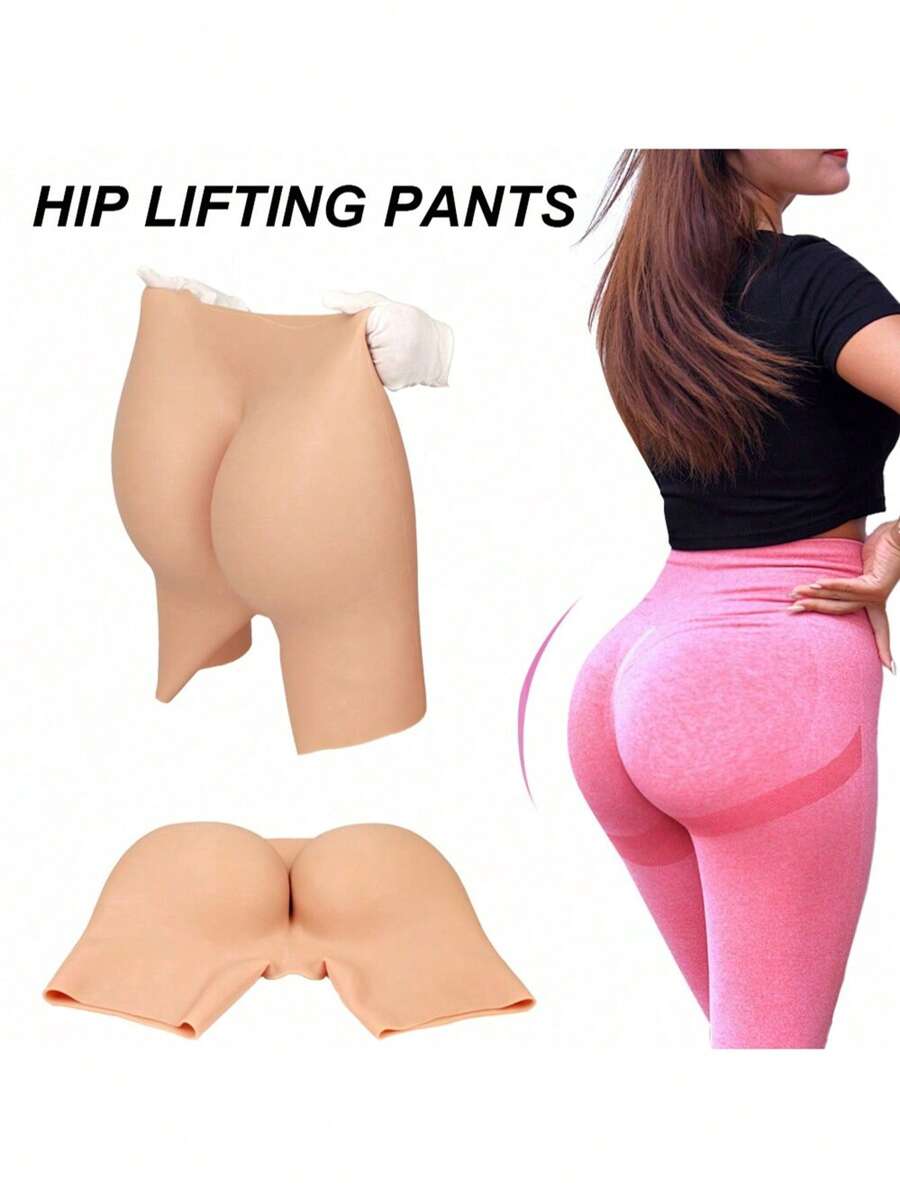 شورت رافع الأرداف من السيليكون الأنيق للشرق الأوسط، بنطال سيليكون ناعم مزيف لنحت الأرداف مفتوح الوركين لتعزيز منحنيات الجسم والحصول على مؤخرة مثالية