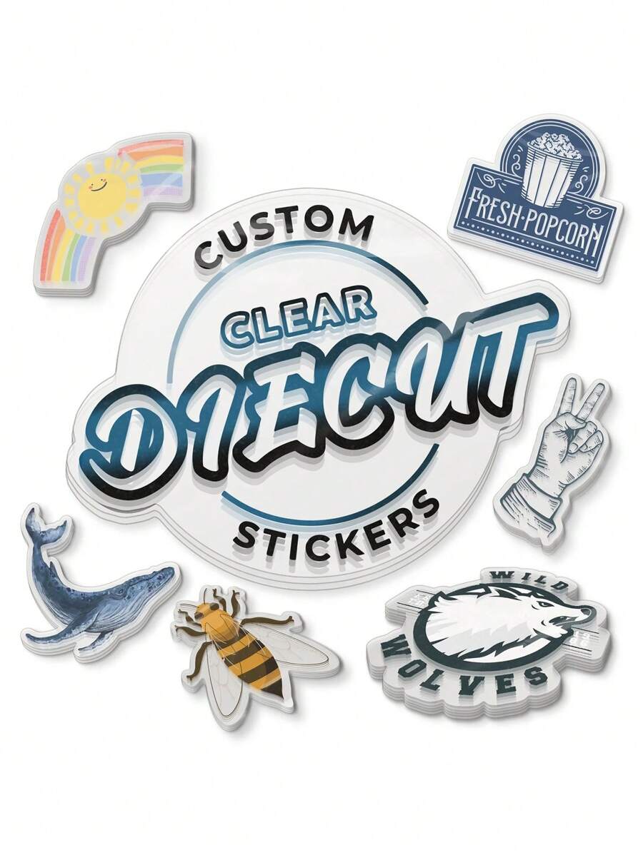 96 personalisierte Personen-/Haustier Fotoaufkleber | Personalisierte Aufkleber als Geschenk | Menschen, Hunde, Katzen, etc. | Personalisierte Gesichtsaufkleber | Ausgestanzte wasserfeste Vinyl Aufkleber