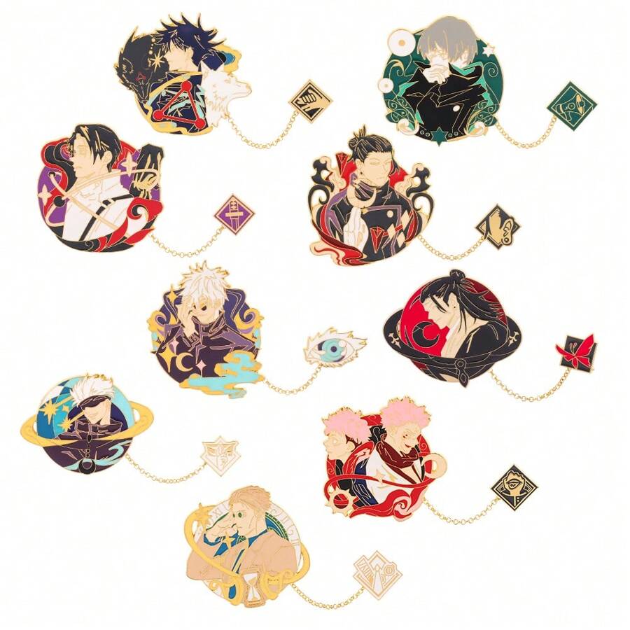 bandai Bandai 1 Stück kreative Anime Nanami Kento Kette Brosche schöner Emaille-Pin Metall-Abzeichen Schmuck Kleidung Rucksack Zubehör Festgeschenk Kleideraccessories Pin für Kleidung Taschenbanner
