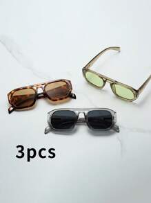 3-piece Combination Pack (gray Gray + Green + Tortoise Shell Orange)