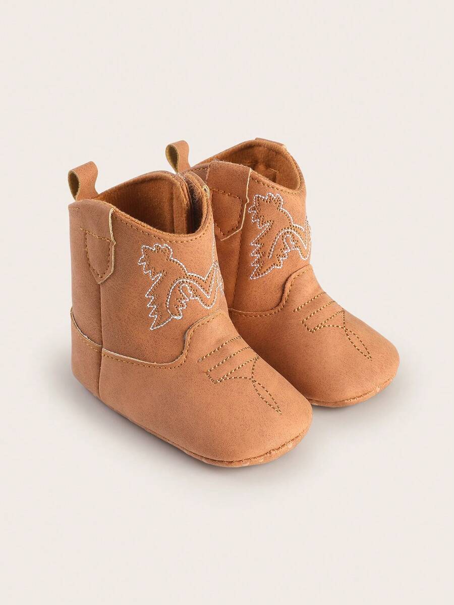 Spring And Autumn Little Leather Shoes, Infant Princess Shoes, Female Infant 0-1 Year Old Soft Soled Non Slip Shoes, 6 To 12 Months Old Newborns' Walking Shoes