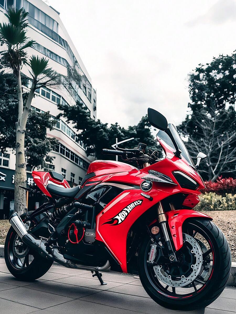 Hot Wheels Cool Hot Wheels Decal For Moto & Electric Bike,Personalized Car & Scooter Decoration For Street Style & Coolness, Ideal For Helmet Decals,Car Window & Laptop Decor