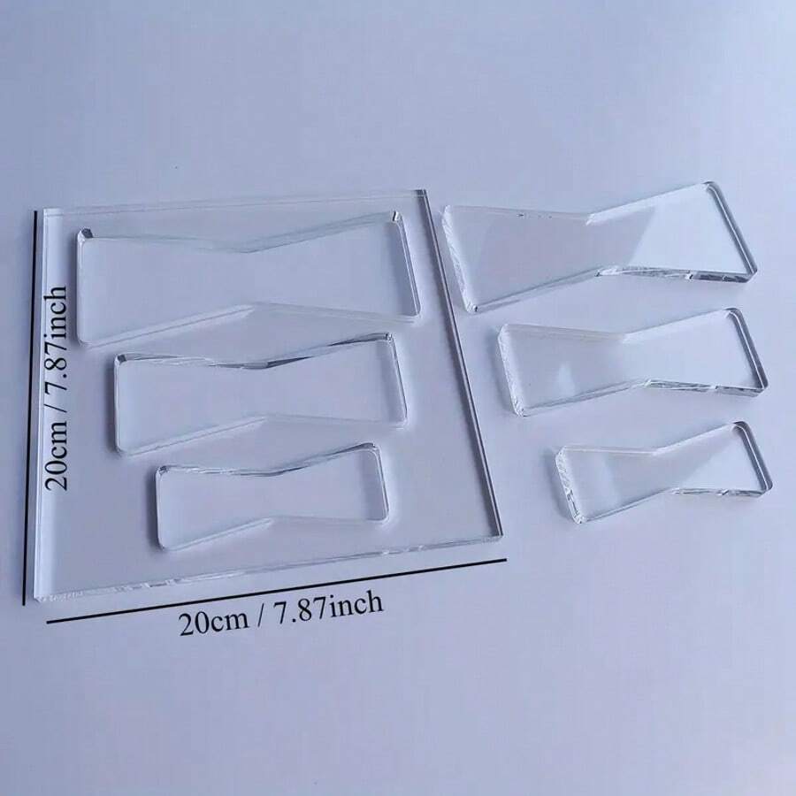 Bow Tie Router Template Kit, Transparent Acrylic Router Template, Woodworking Router Template