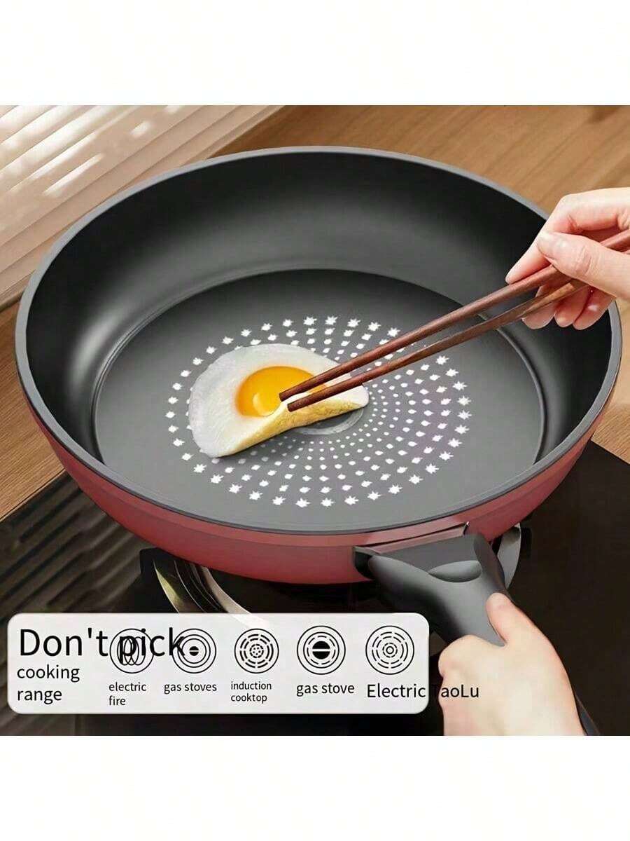 Grosso com fundo composto, aquece uniformemente, frigideira antiaderente, adequada para fogões a gás e indução, cozinha doméstica, fritura, refogado, panqueca
