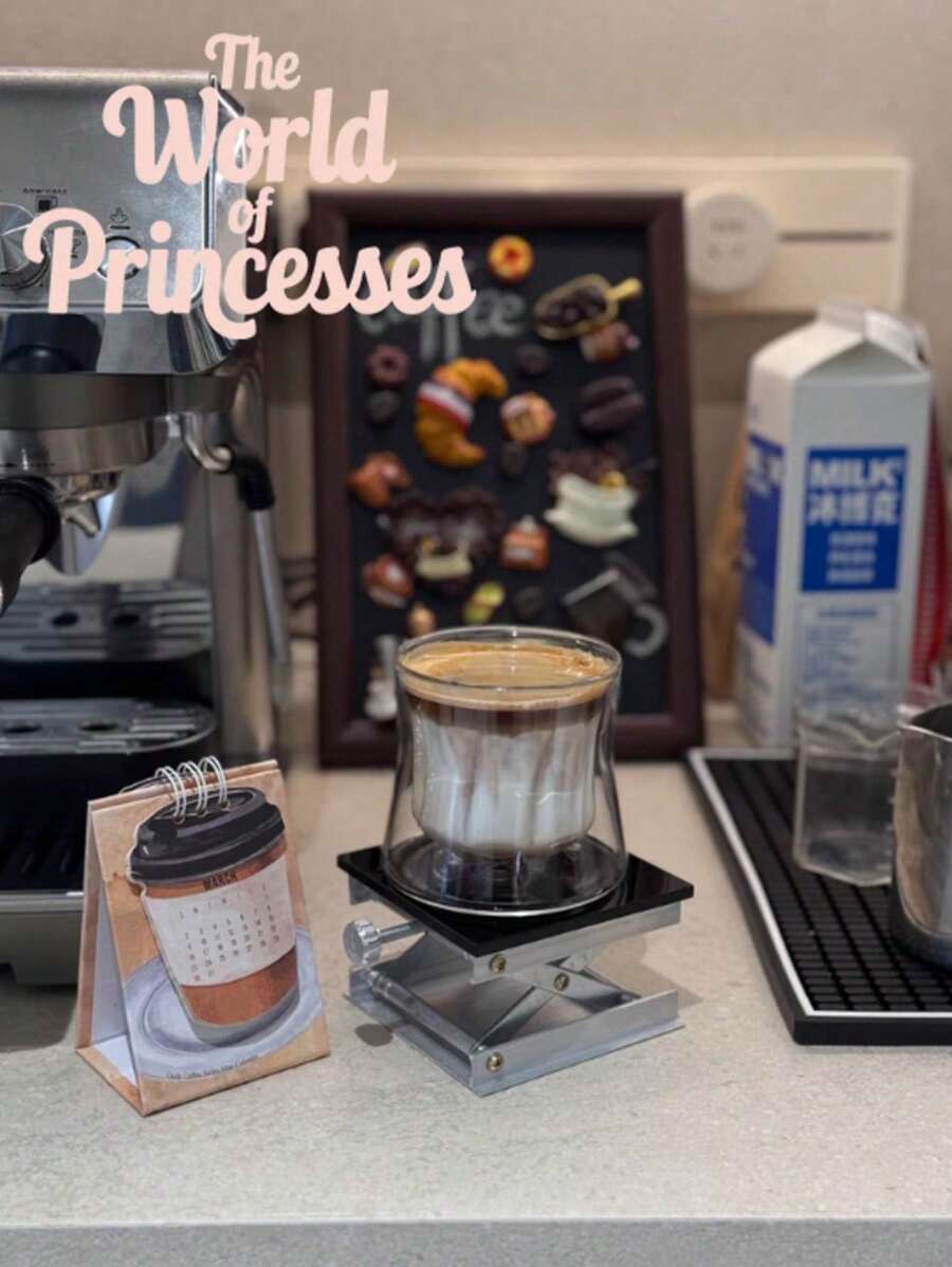 Adjustable Coffee Machine Coaster, Elevated Coaster, Water Dispenser, Coffee Machine Splash-Proof Lift Platform, Rust-Free Aluminum Alloy Material, Heat-Resistant Anti-Burn Pad, Doll Display Stand, Aroma Diffuser Stand, Jewelry Display Stand, Suitable For Home Decor, Water Collection, Anti-Burn Protection