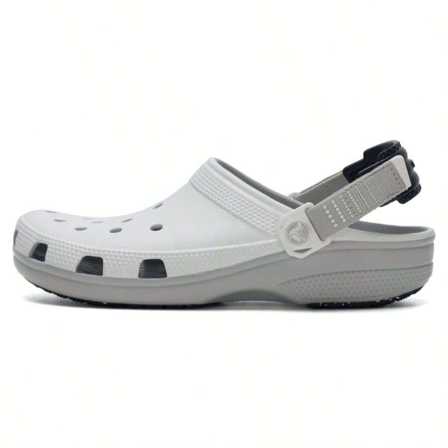 Crocs Zapatillas/sandalias tipo zuecos con diseño clásico de leopardo, cómodas, ligeras, adecuadas para uso diario, viajes al aire libre y ocio, artículo n.º 211287-100