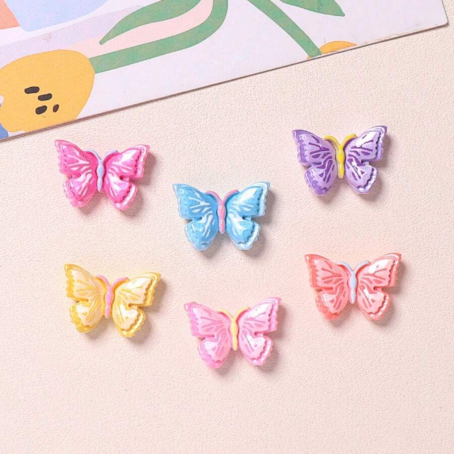 15/30pcs Butterfly Push Pins - Decorative Thumb Tacks For Bulletin Board, Photo Wall, Office Decor,School Supplies,Back To School