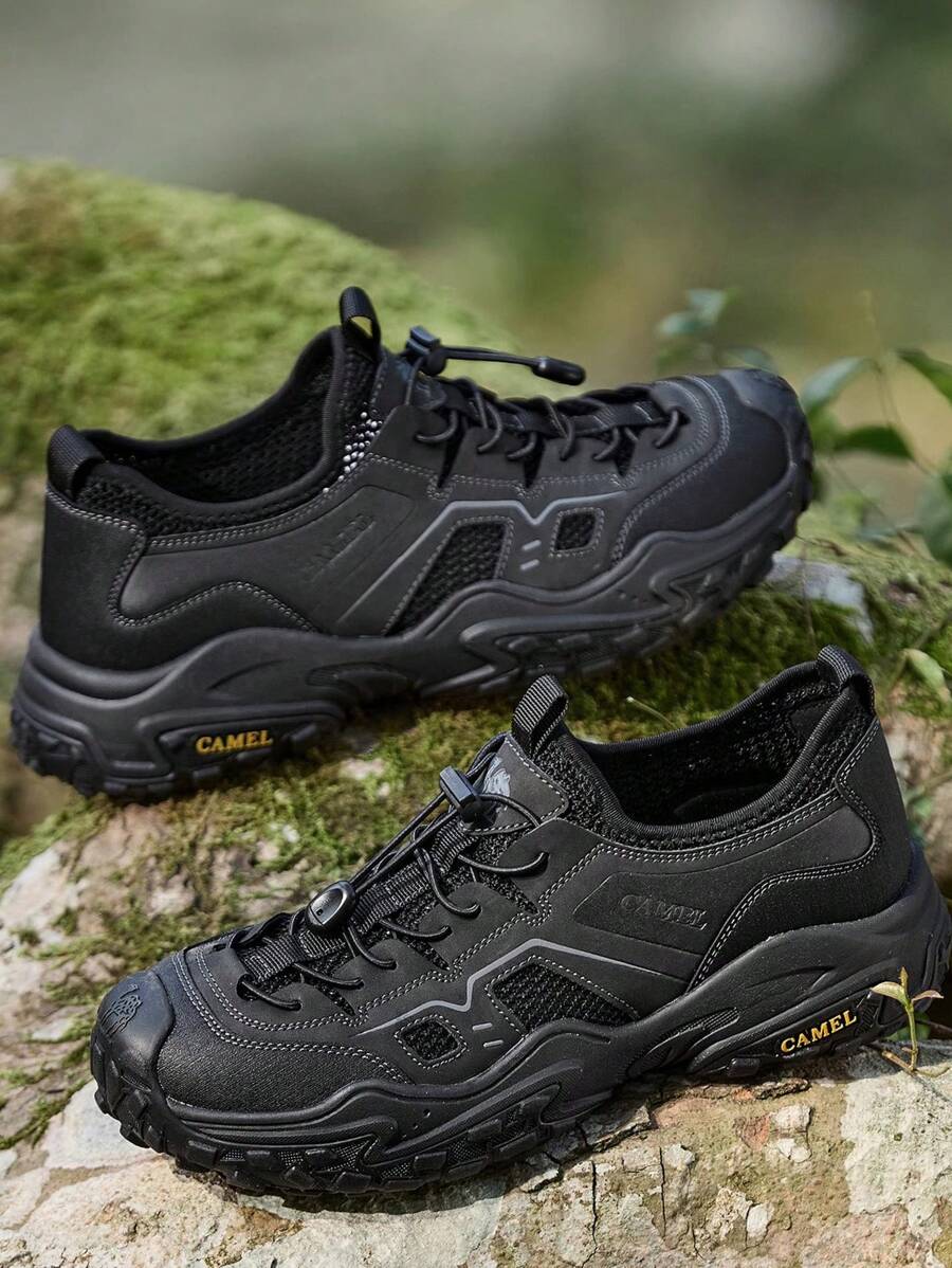 CAMEL CROWN Men's Outdoor Casual Shoes, Spring And Summer Non-Slip Outdoor Hiking Shoes, Breathable, Lightweight, Casual Sports Shoes