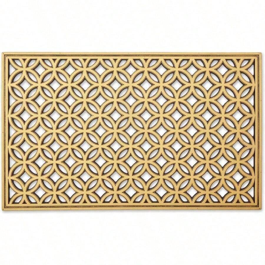 Local Shipping-DII Rubber Doormats Collection All Weather, 18x30, Lattice