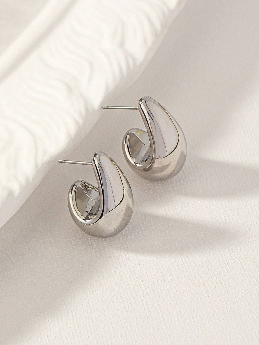 1 Pair Minimalist Fashion Earrings, Suitable For Everyday Wear