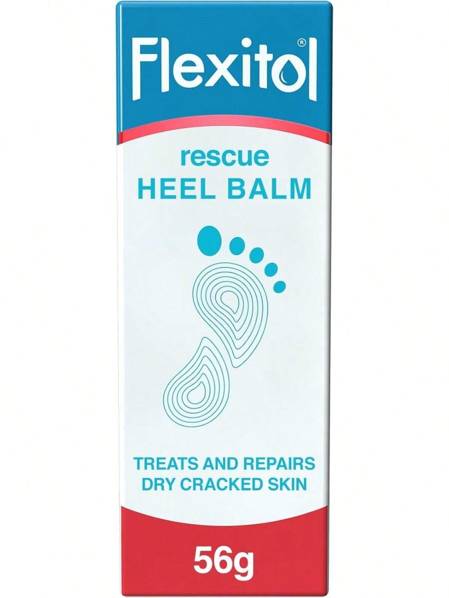 Flexitol Rescue Heel Balm - Foot Visible Results In 1 Day - Cracked Heels And Very Dry Feet - 25 Percent Urea Intense Hydration - Clinically Proven - Suitable Diabetics - 56g