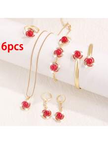 Gold-red Accessories