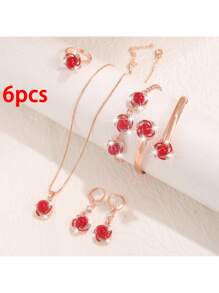 Rose Gold-red Accessories