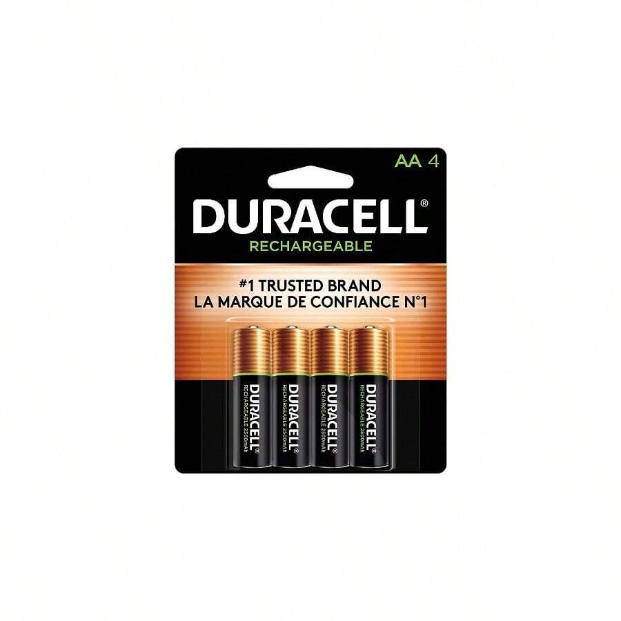 Baterías recargables Duracell NiMH con tecnología Duralock Power Preserve, tamaño AA