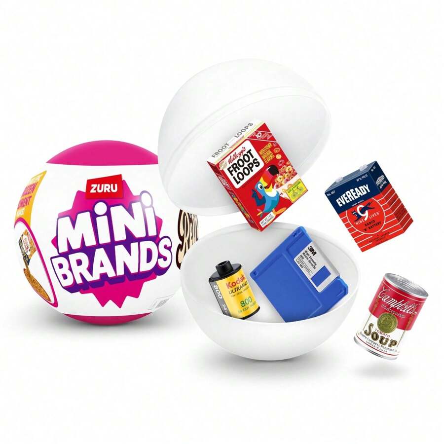 Spin Master Set de Mini Brands Series para niños y adultos, cápsula de muebles del hogar misterioso, cápsula retro, mini coleccionables de MasterChef real y mini botánica, sorpresa de desenvasar novedad, DIY, coleccionistas, juguete de bola ciega en miniatura para niños y adultos (1 paquete)